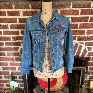 madewell "right on" jean jacket *RARE*